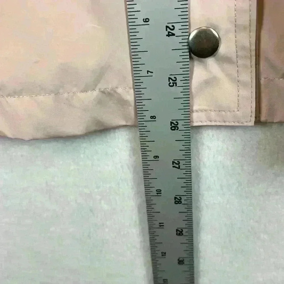 J. Jill FIT Windbreaker Blush Women’s Medium Oversized Snap Front Pockets - Picture 7 of 7